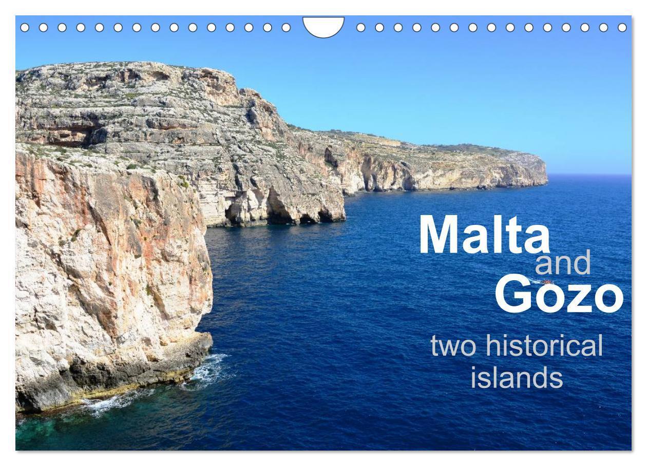 Malta and Gozo two historical islands (Wall Calendar 2026 DIN A4 landscape) CALVENDO 12 Month Wall Calendar