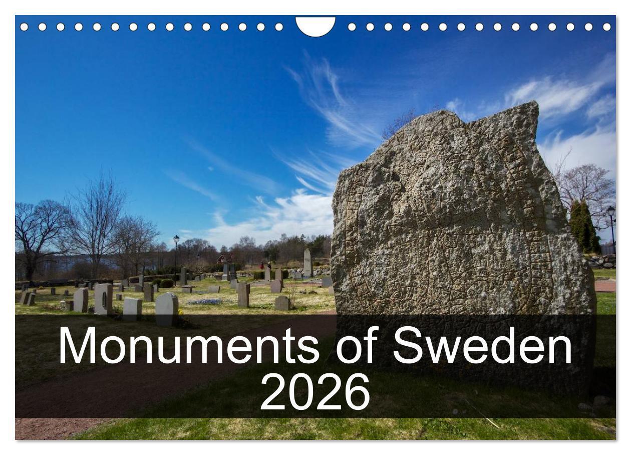 Monuments of Sweden 2026 (Wall Calendar 2026 DIN A4 landscape) CALVENDO 12 Month Wall Calendar