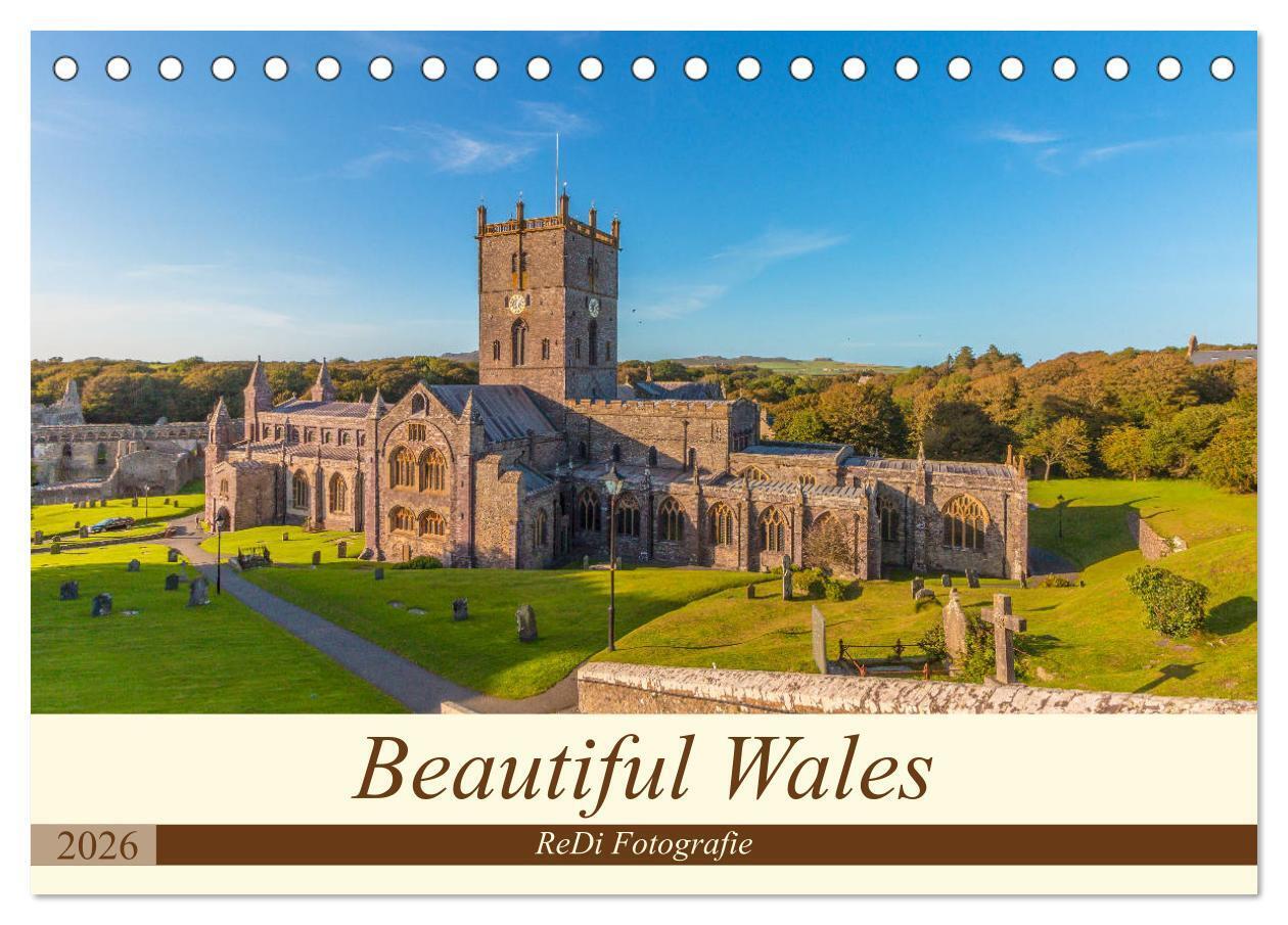 Beautiful Wales (Desk Calendar 2026 DIN A5 landscape) CALVENDO 12 Month DeskCalendar