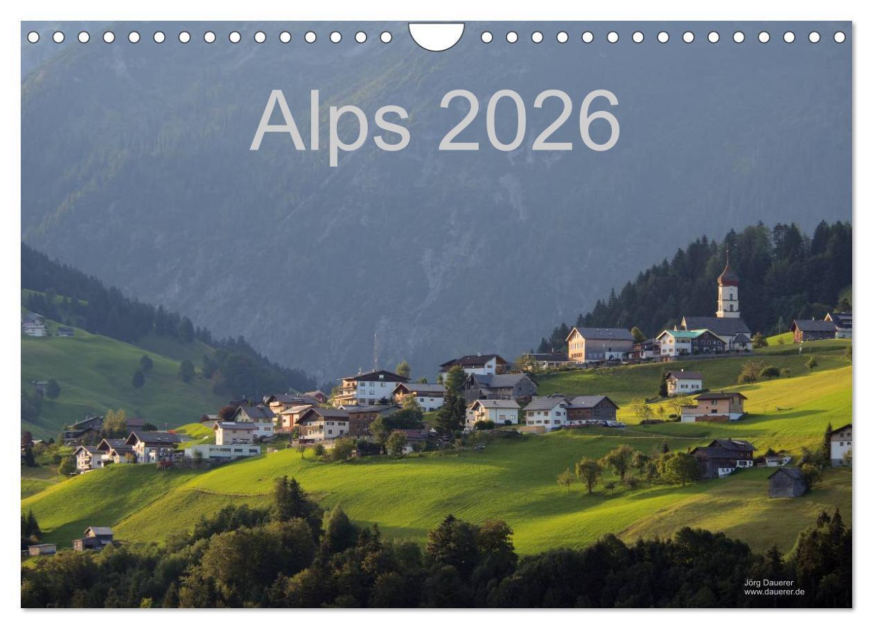 Alps 2026 (Wall Calendar 2026 DIN A4 landscape) CALVENDO 12 Month Wall Calendar