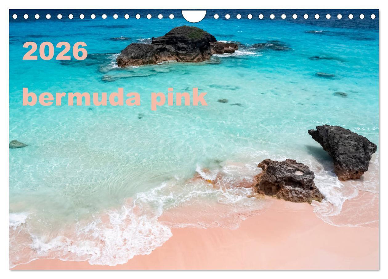bermuda pink (Wall Calendar 2026 DIN A4 landscape) CALVENDO 12 Month Wall Calendar