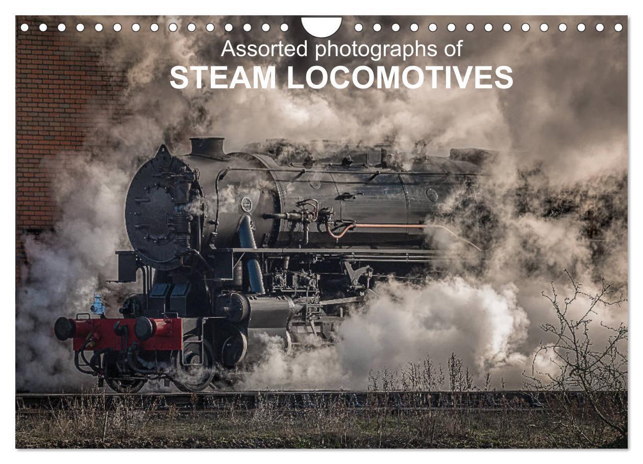 Assorted photographs of STEAM LOCOMOTIVES (Wall Calendar 2026 DIN A4 landscape) CALVENDO 12 Month Wall Calendar