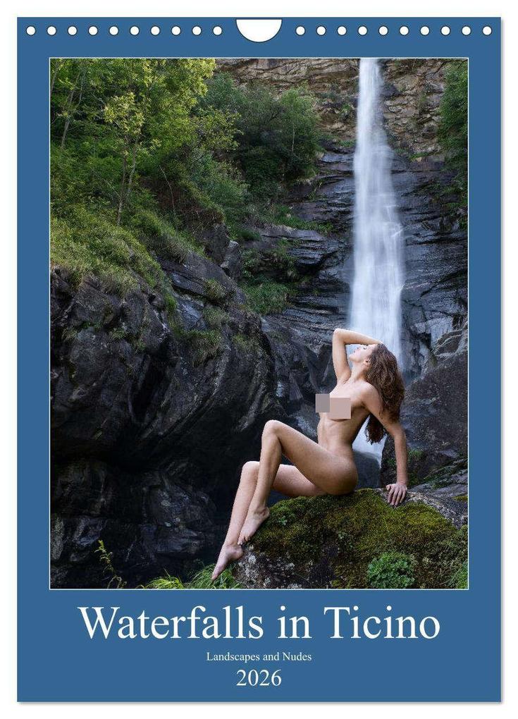 Waterfalls in Ticino (Wall Calendar 2026 DIN A4 portrait) CALVENDO 12 Month Wall Calendar