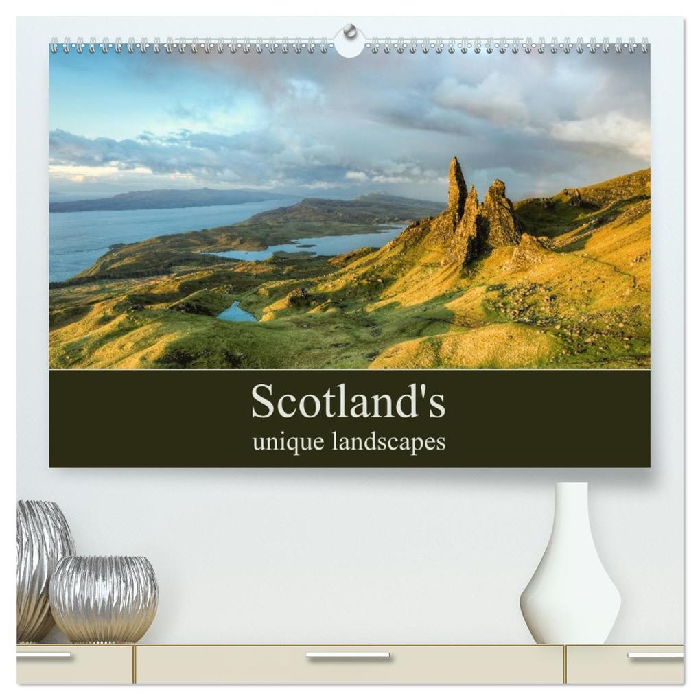 Scotland's unique landscapes (High Quality Premium Wall Calendar 2026 DIN A2 landscape)CALVENDO 12 Month Wall Calendar