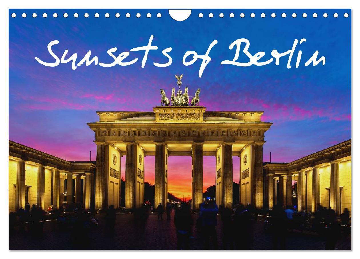 Sunsets of Berlin (Wall Calendar 2026 DIN A4 landscape) CALVENDO 12 Month Wall Calendar