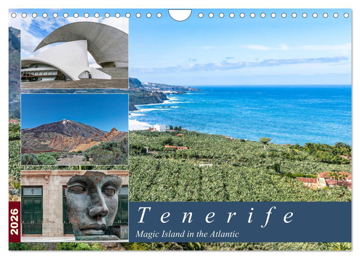 Tenerife - Magic Island in the Atlantic (Wall Calendar 2026 DIN A4 landscape) CALVENDO 12 Month Wall Calendar
