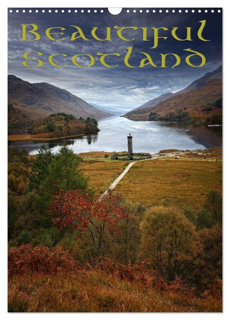 Beautiful Scotland / UK-Version (Wall Calendar 2026 DIN A3 portrait) CALVENDO 12 Month Wall Calendar