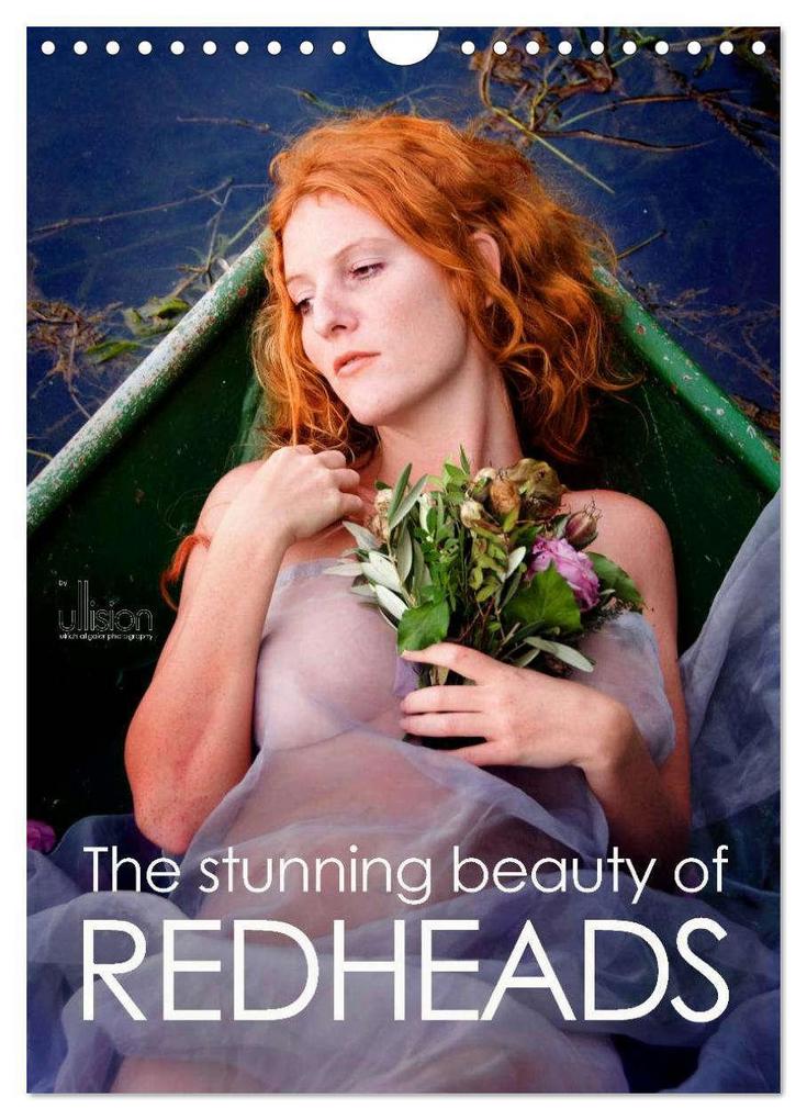 The stunning beauty of REDHEADS (Wall Calendar 2026 DIN A4 portrait) CALVENDO 12 Month Wall Calendar