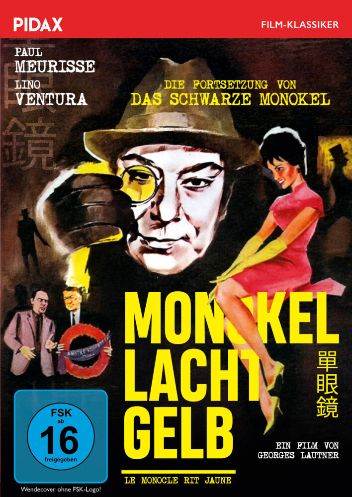 Monokel lacht gelb