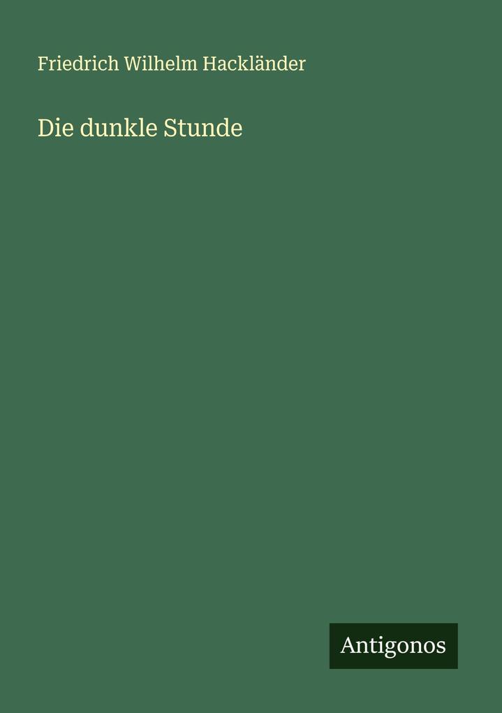 Die dunkle Stunde
