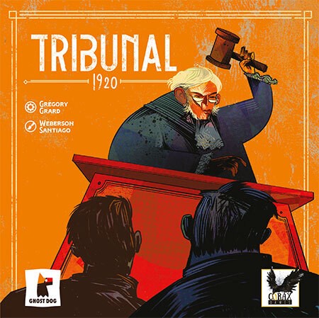 Corax Games 1028650 - Tribunal 1920 Kombination aus Bluff-Spiel und Drei Gewinnt