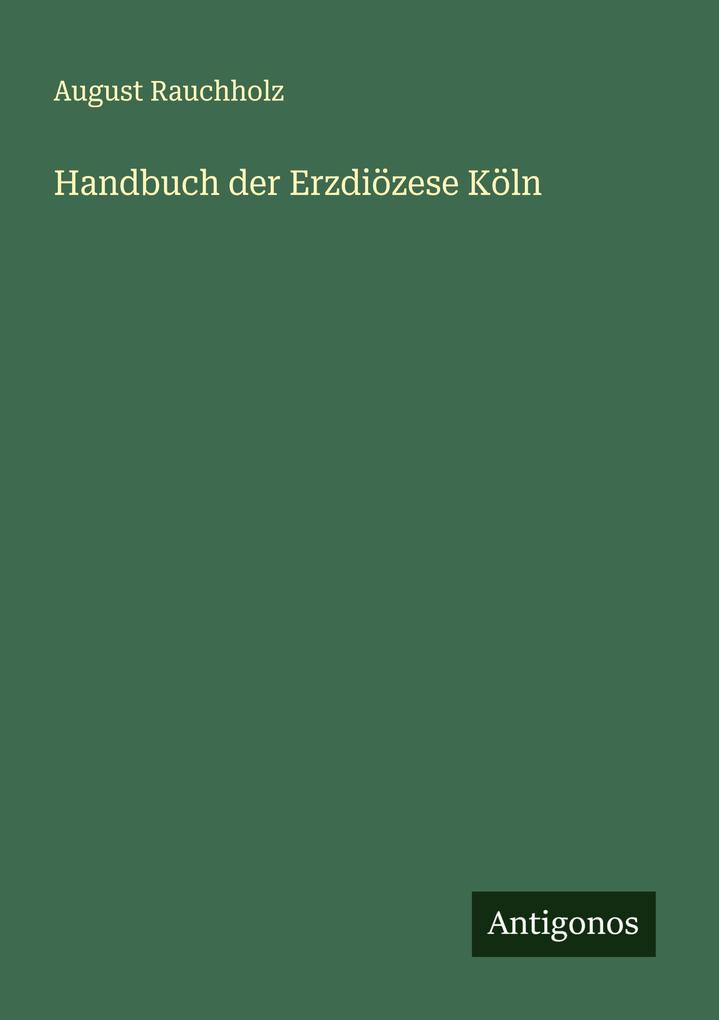 Handbuch der Erzdiözese Köln