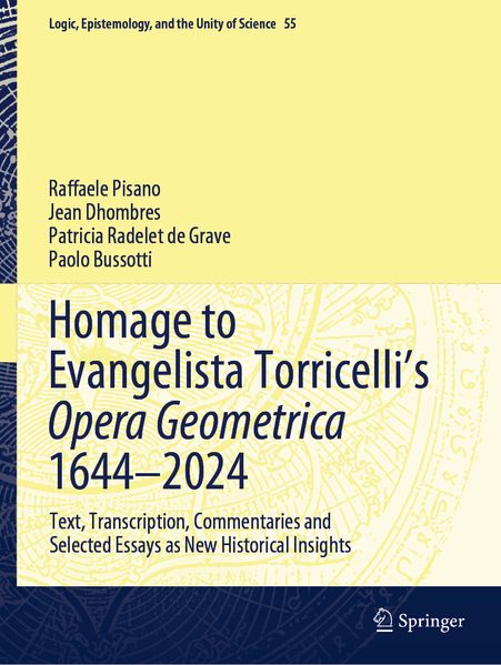 Homage to Evangelista Torricelli's Opera Geometrica 1644-2024