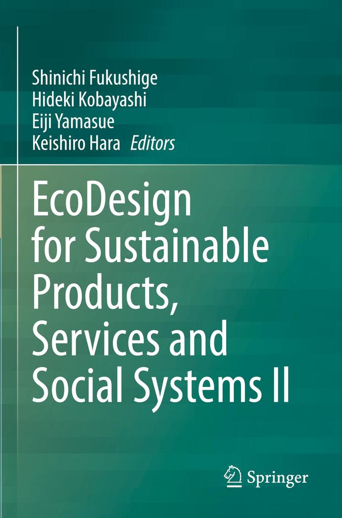 EcoDesign for Sustainable Products Services and Social Systems II
