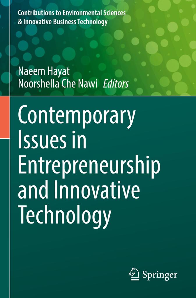 Contemporary Issues in Entrepreneurship and Innovative Technology