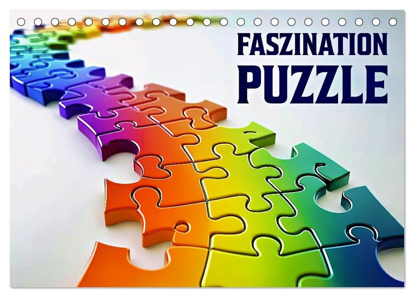 Faszination PUZZLE (Tischkalender 2026 DIN A5 quer) CALVENDO Monatskalender