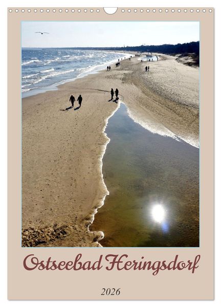 Ostseebad Heringsdorf (Wandkalender 2026 DIN A3 hoch) CALVENDO Monatskalender