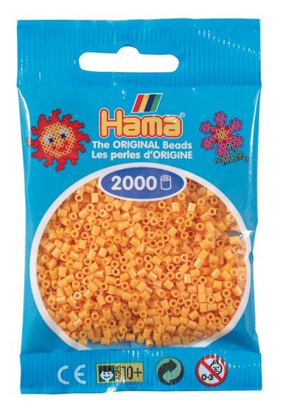 Hama 501-60 - DIY Bügelperlen Mini 10+ ca. 2000 Stück Teddybären-Braun