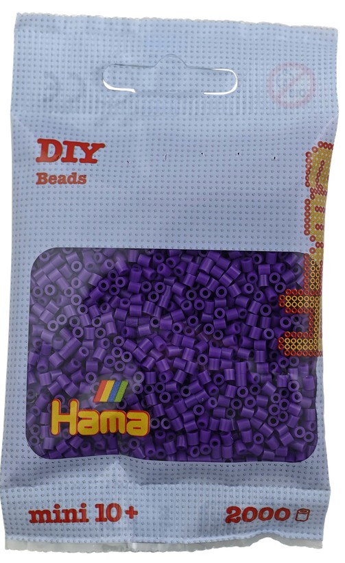 Hama - Mini-Perlen 2000 Stück lila