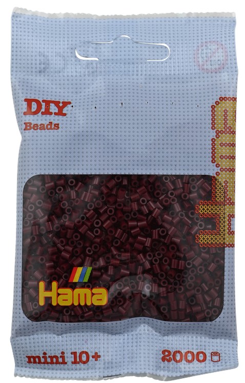 Hama - Mini-Perlen 2000 Stück maulbeer