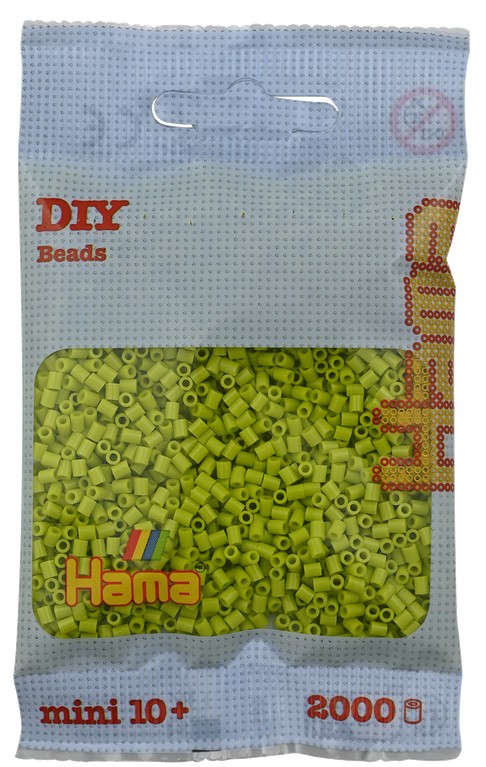 Hama 501-104 - DIY Bügelperlen Mini 10+ ca. 2000 Stück Lime