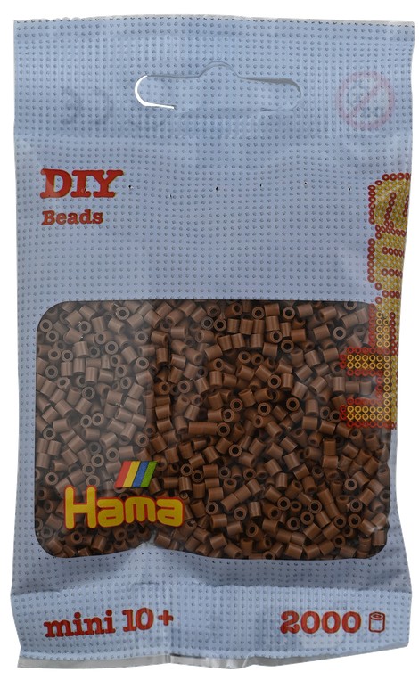 Hama 501-76 - DIY Bügelperlen Mini 10+ ca. 2000 Stück Nougat