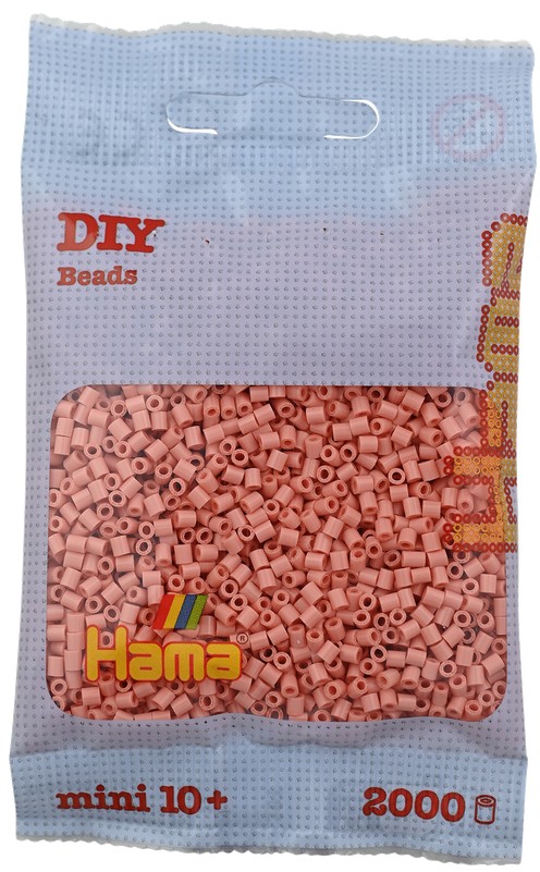 Hama - Mini-Perlen 2000 Stück Hellrosa