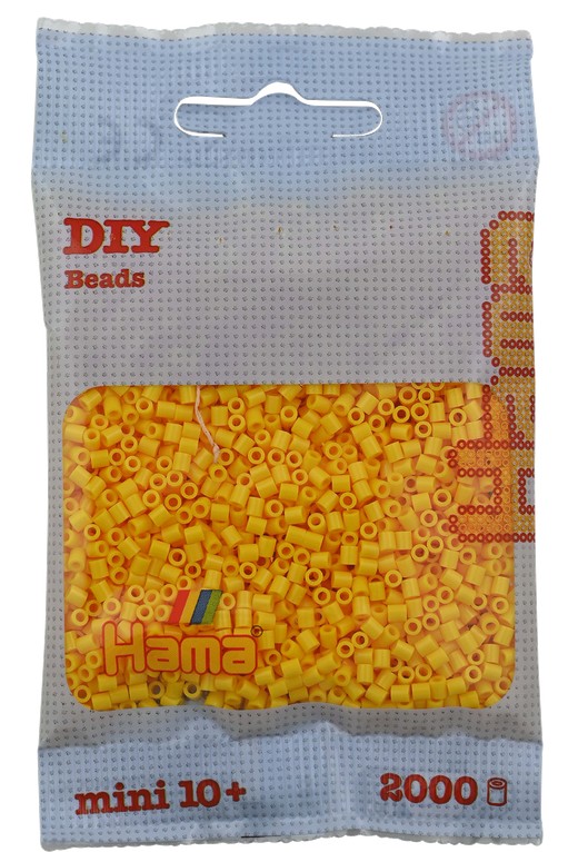 Hama - Mini-Perlen 2000 Stück gelb