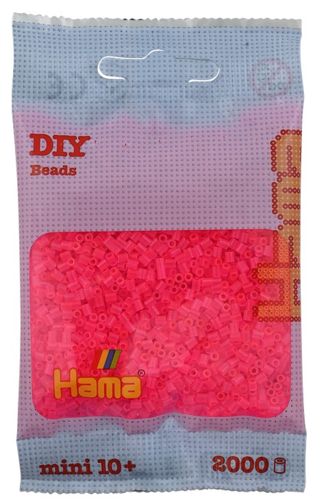 Hama - Mini-Perlen 2000 Stück fuchsia