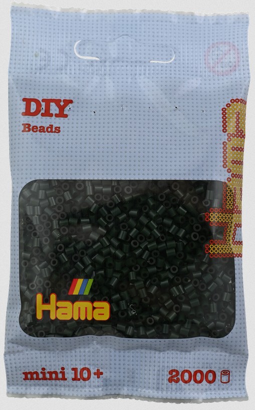 Hama - Mini-Perlen 2000 Stück oliv-grün