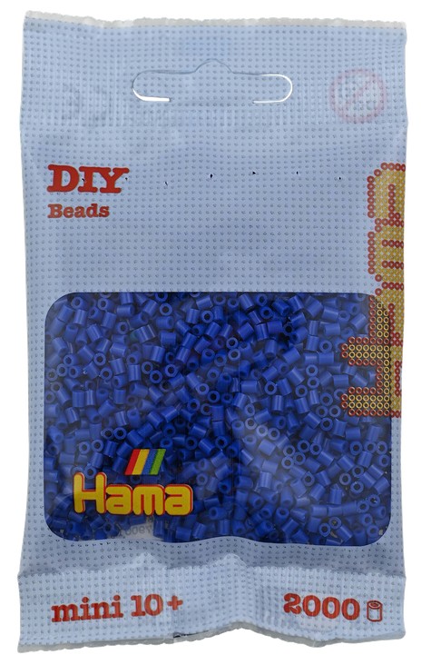 Hama - Mini-Perlen 2000 Stück blau
