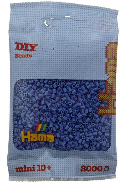 Hama 501-107 - DIY Bügelperlen Mini 10+ ca. 2000 Stück Lavendel
