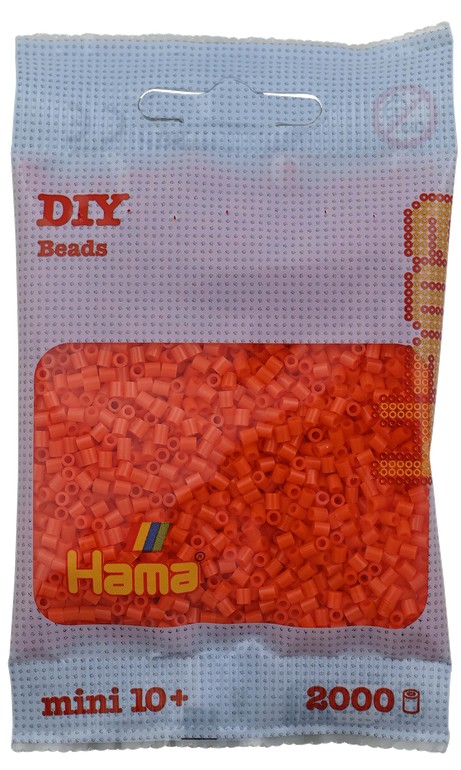 Hama - Mini-Perlen 2000 Stück orange