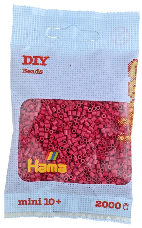Hama - Mini-Perlen 2000 Stück violettrot