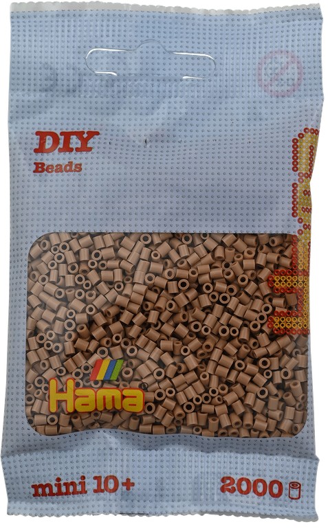 Hama 501-75 - DIY Bügelperlen Mini 10+ ca. 2000 Stück Cappuccino