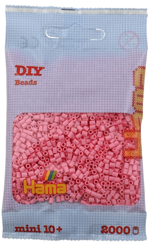 Hama - Mini-Perlen 2000 Stück hellrot