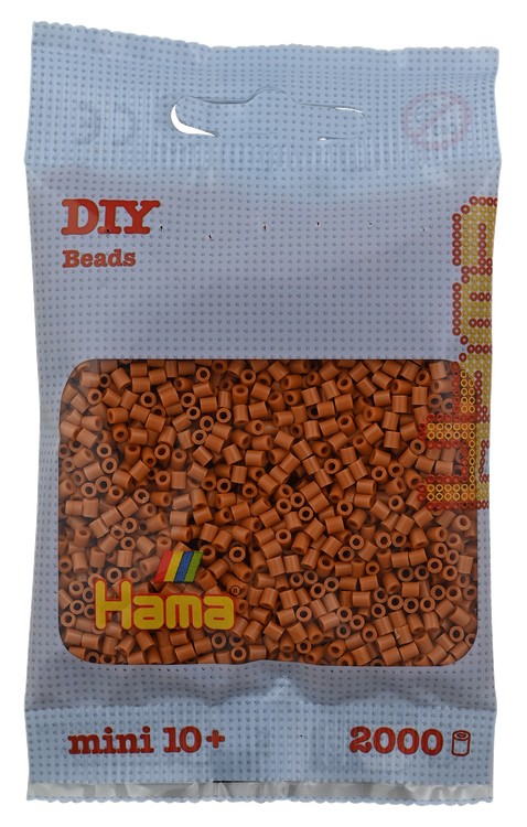 Hama - Mini-Perlen 2000 Stück hellbrau