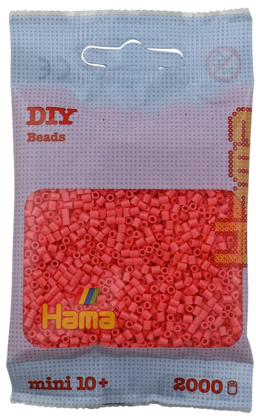 Hama - Mini-Perlen 2000 Stück pastell-rot