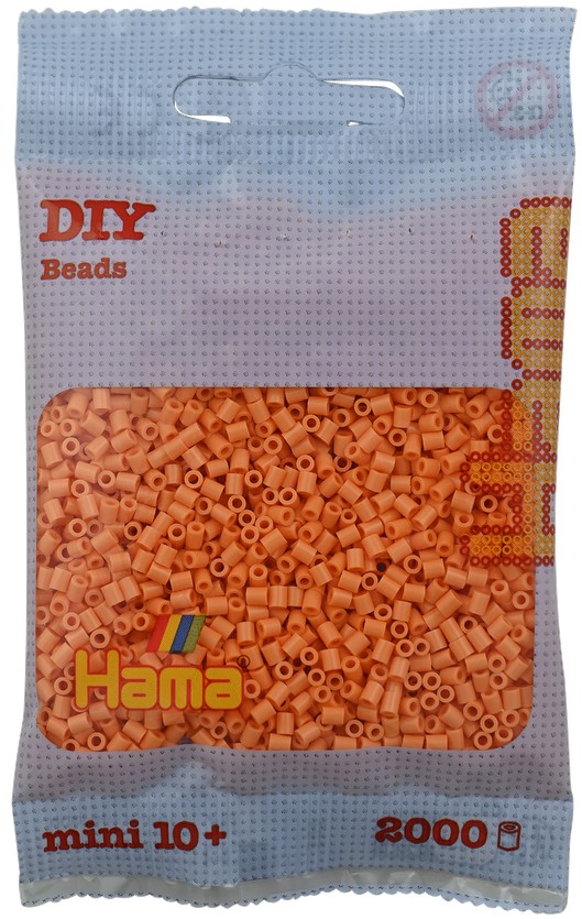 Hama 501-105 - DIY Bügelperlen Mini 10+ ca. 2000 Stück Helles Apricot