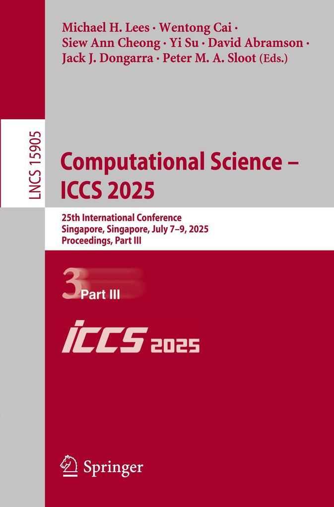 Computational Science - ICCS 2025
