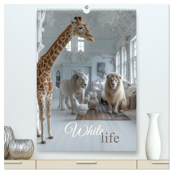White Life (hochwertiger Premium Wandkalender 2026 DIN A2 hoch) Kunstdruck in Hochglanz