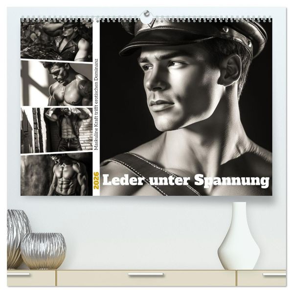 Leder unter Spannung (hochwertiger Premium Wandkalender 2026 DIN A2 quer) Kunstdruck in Hochglanz