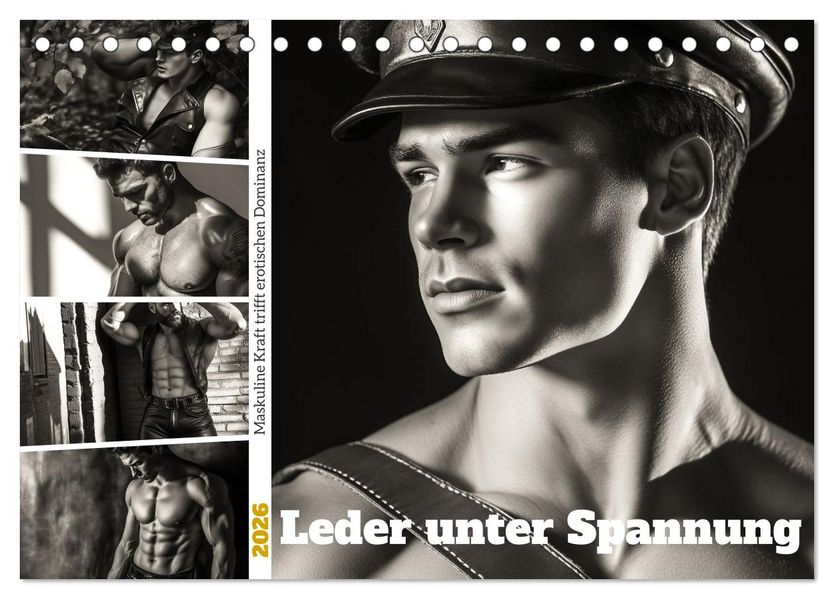 Leder unter Spannung (Tischkalender 2026 DIN A5 quer) CALVENDO Monatskalender