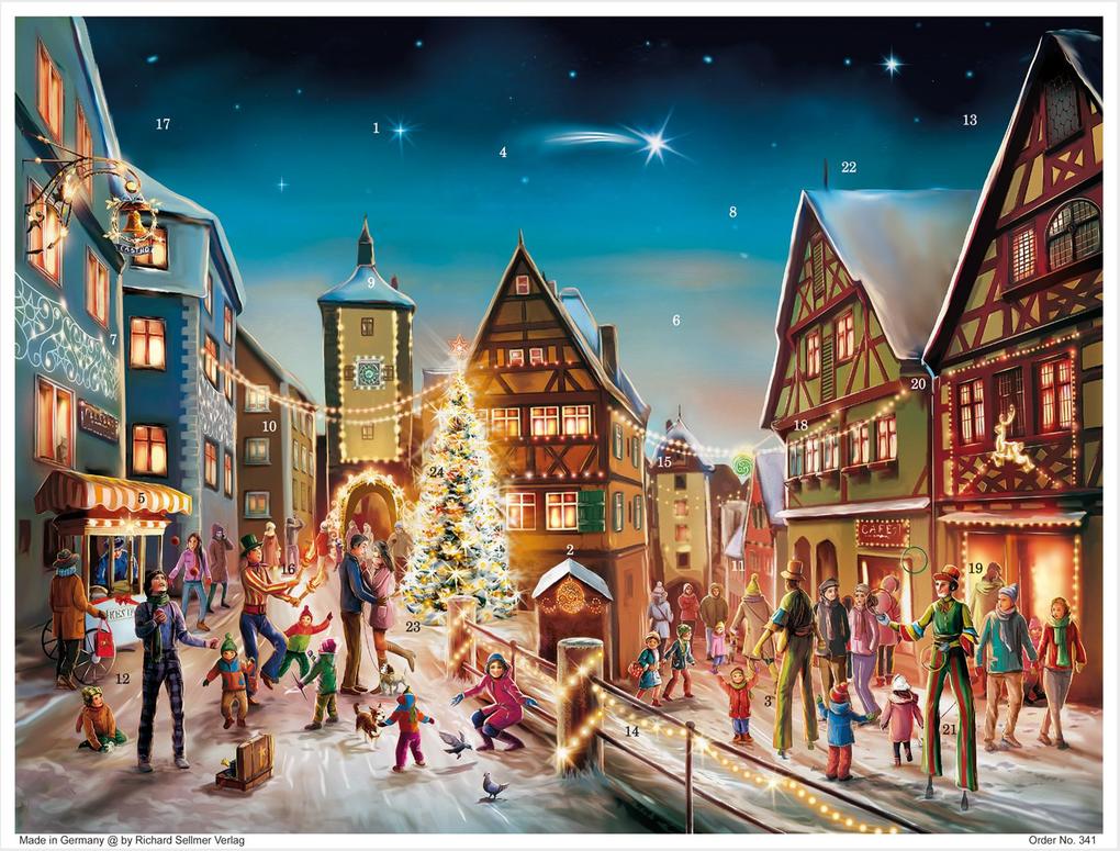 Adventskalender 'Rothenburg Plönlein'
