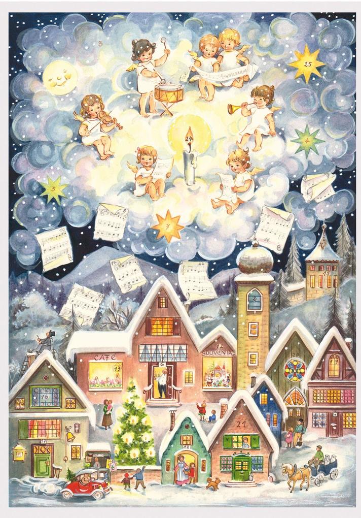 Adventskalender Nachdruck von 1952 'Engelskonzert'