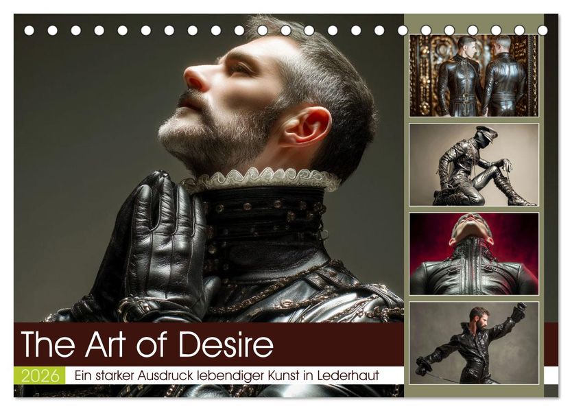The Art of Desire (Tischkalender 2026 DIN A5 quer) CALVENDO Monatskalender