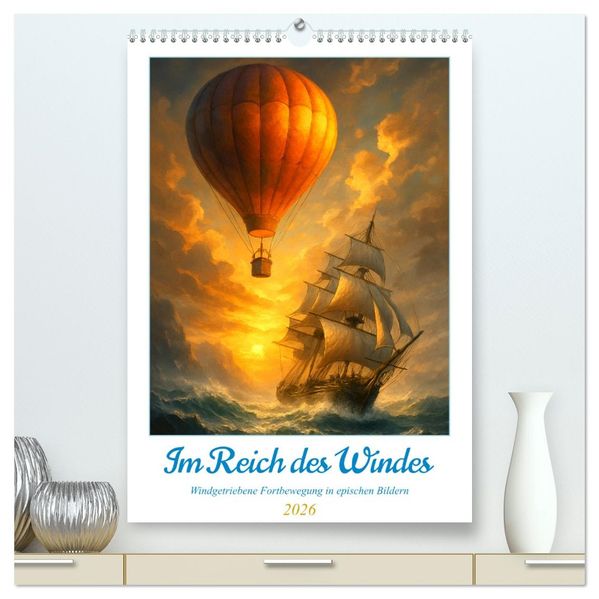 Im Reich des Windes (hochwertiger Premium Wandkalender 2026 DIN A2 hoch) Kunstdruck in Hochglanz