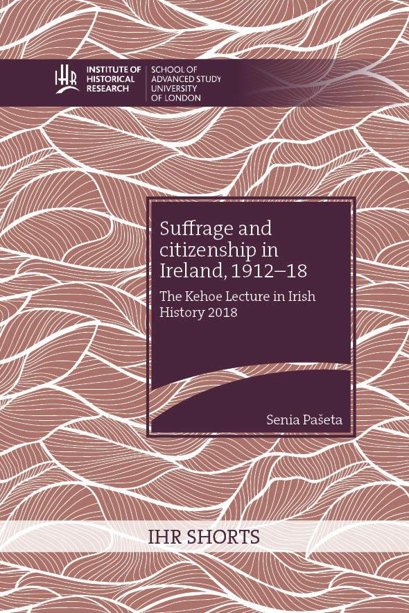 Suffrage and citizenship in Ireland 1912-18