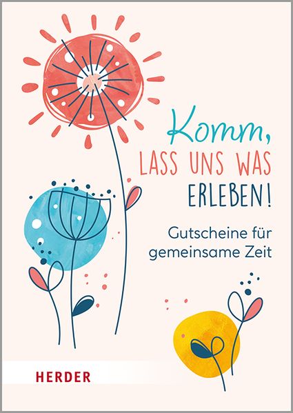 Komm lass uns was erleben! Gutscheine für gemeinsame Zeit. Kartenbox