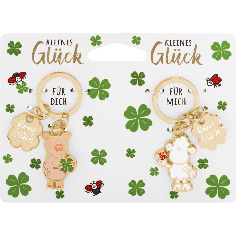Schlüsselanhänger-Set Glück